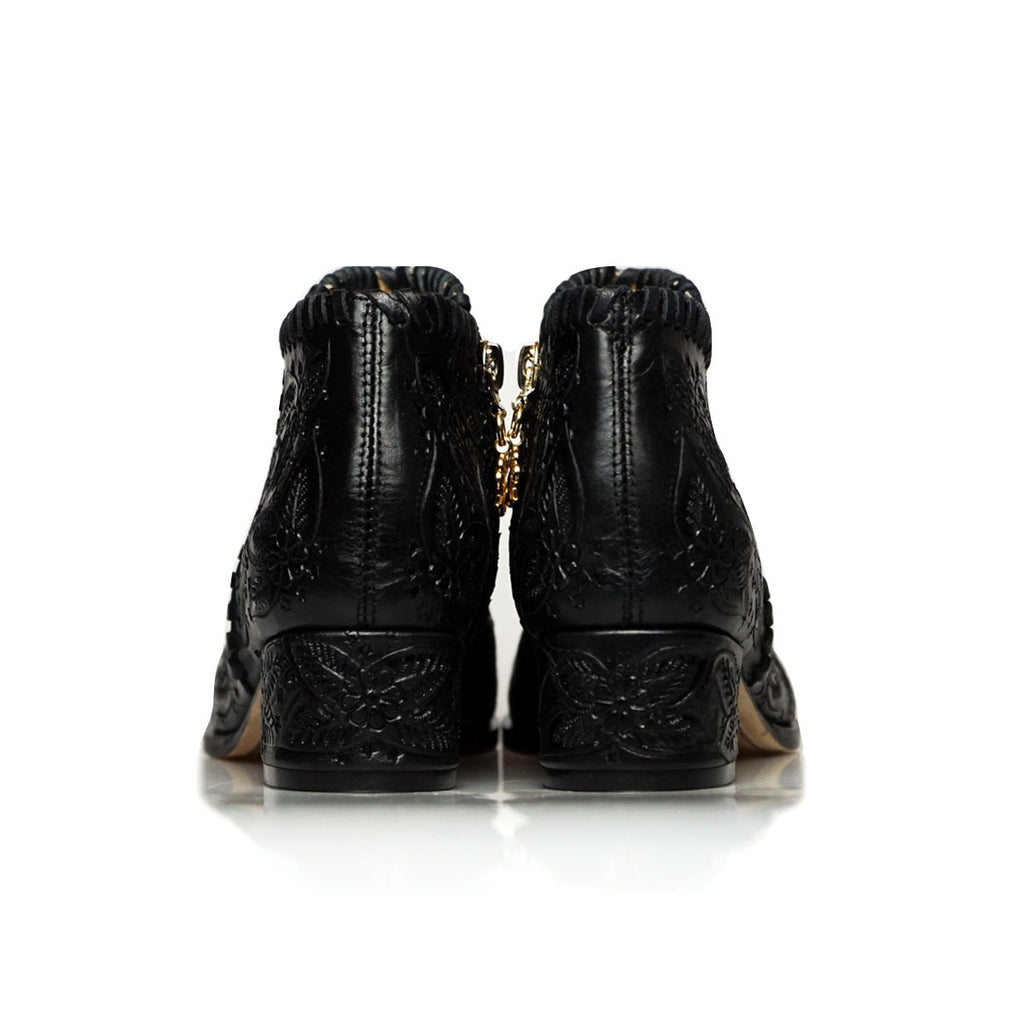 "Blk Daisy" CCC Ankle Bootie